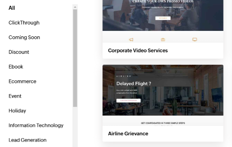 Zoho LandingPage Screenshot 4