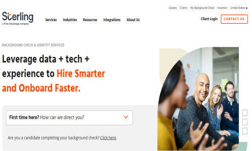 Sterlingcheck Screenshot 1