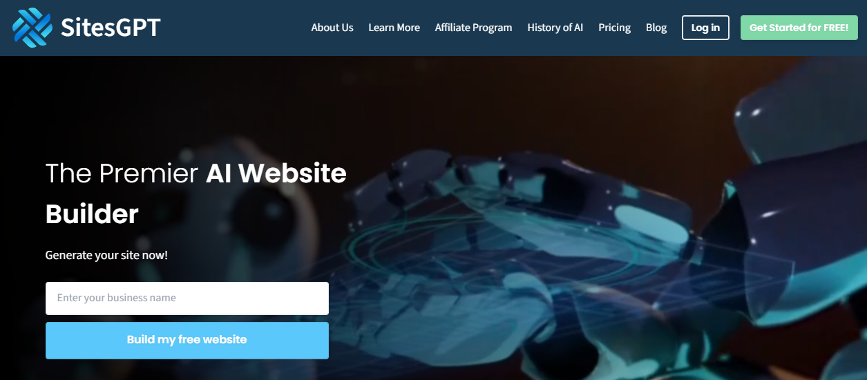 SitesGPT Screenshot 1
