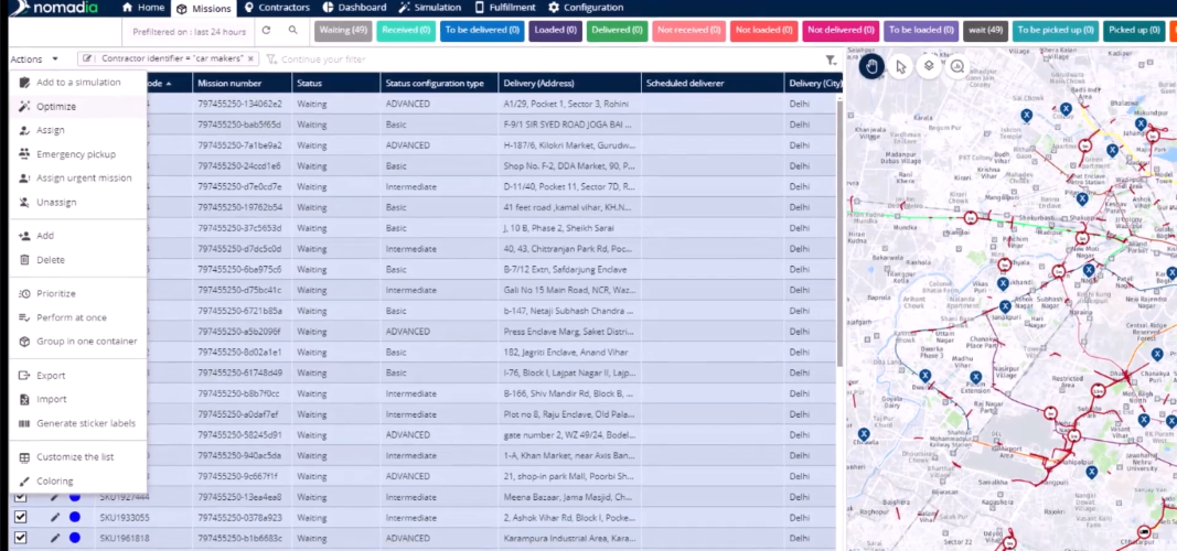 Nomadia Delivery Screenshot 3