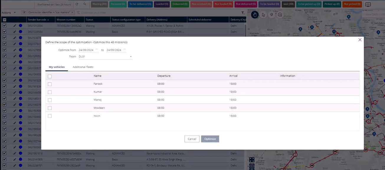 Nomadia Delivery Screenshot 4