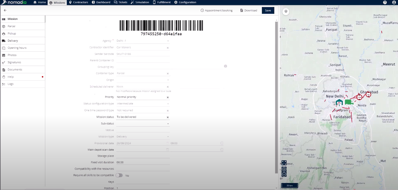 Nomadia Delivery Screenshot 10
