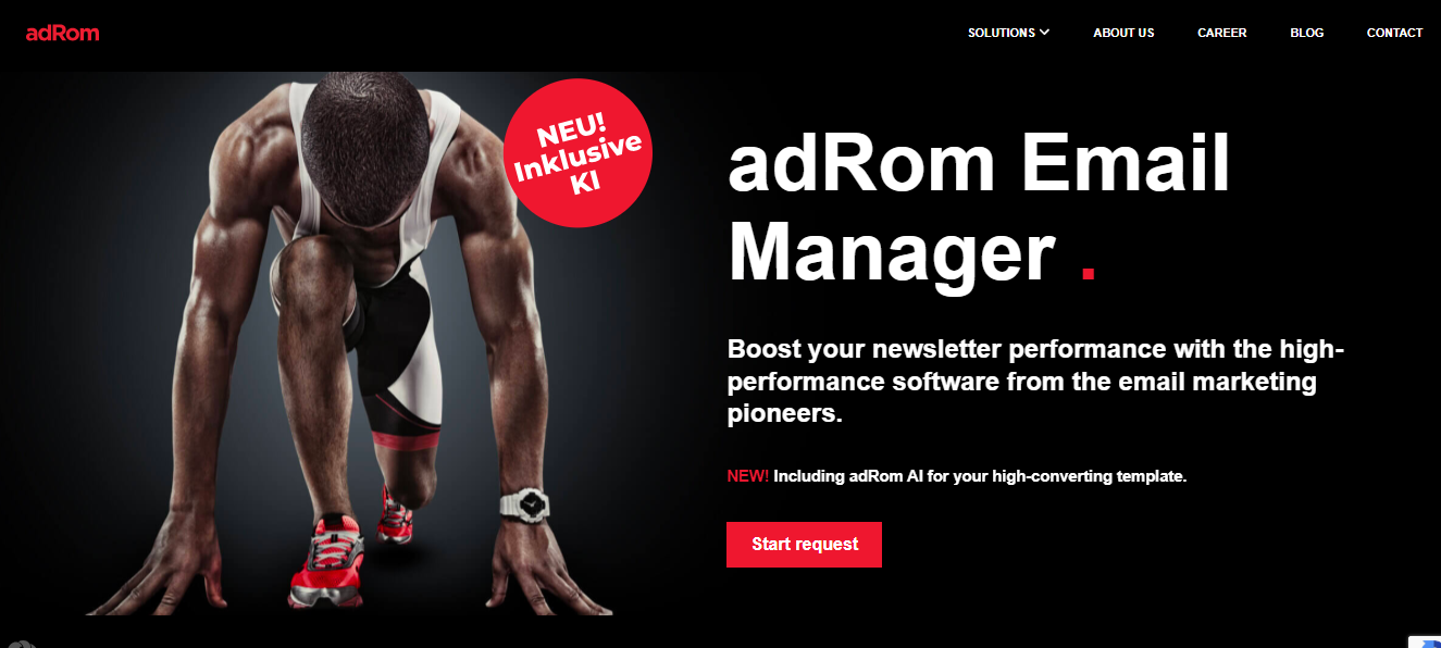 adRom Email Manager Screenshot 1