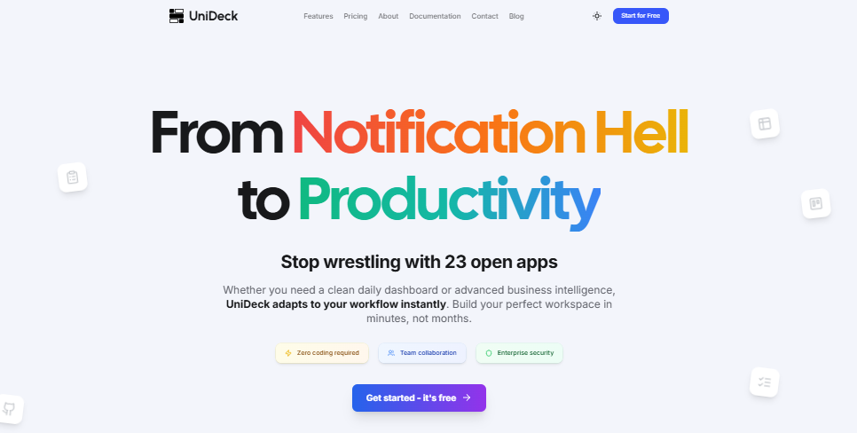 UniDeck Screenshot 2