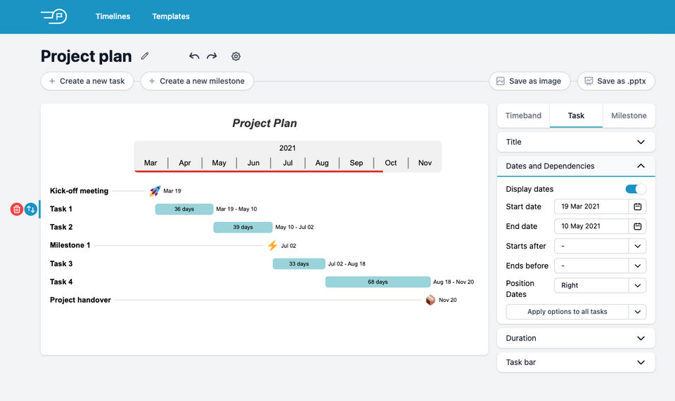 Timeline Hero Screenshot 1