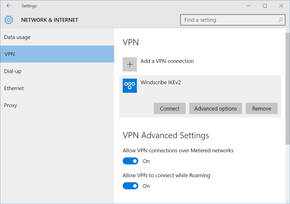 Windscribe Screenshot 2