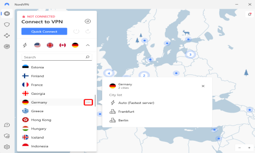 NordVPN Screenshot 2