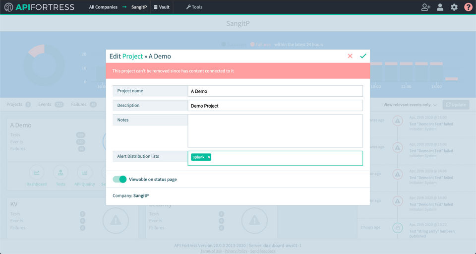 API Fortress Screenshot 2