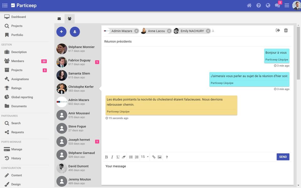 Particeep Screenshot 3