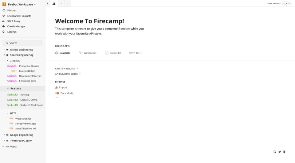 Firecamp Screenshot 1