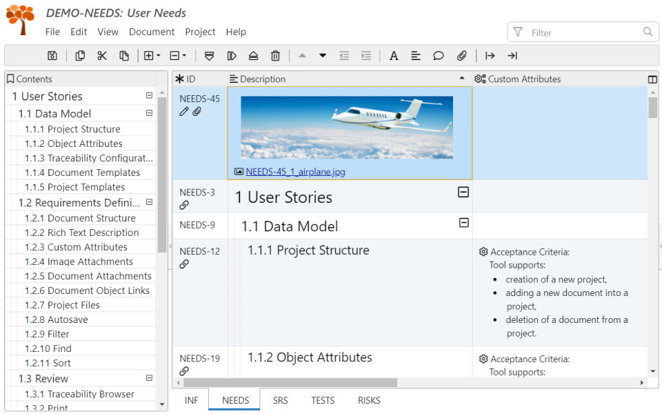 ReqView Screenshot 1