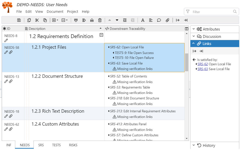 ReqView Screenshot 4