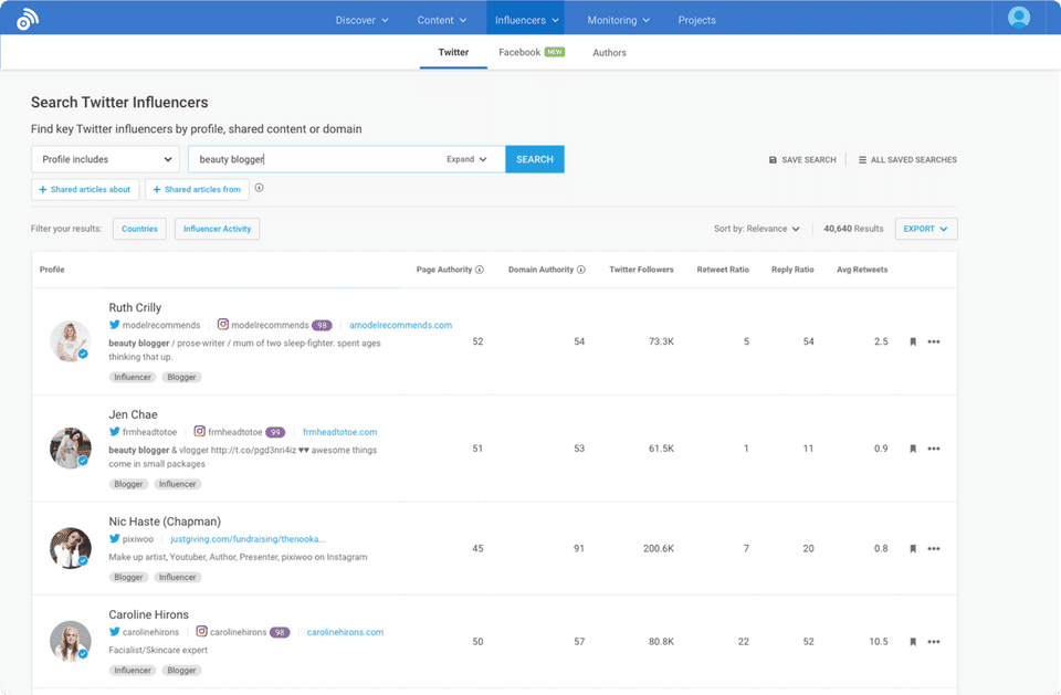 BuzzSumo Screenshot 3