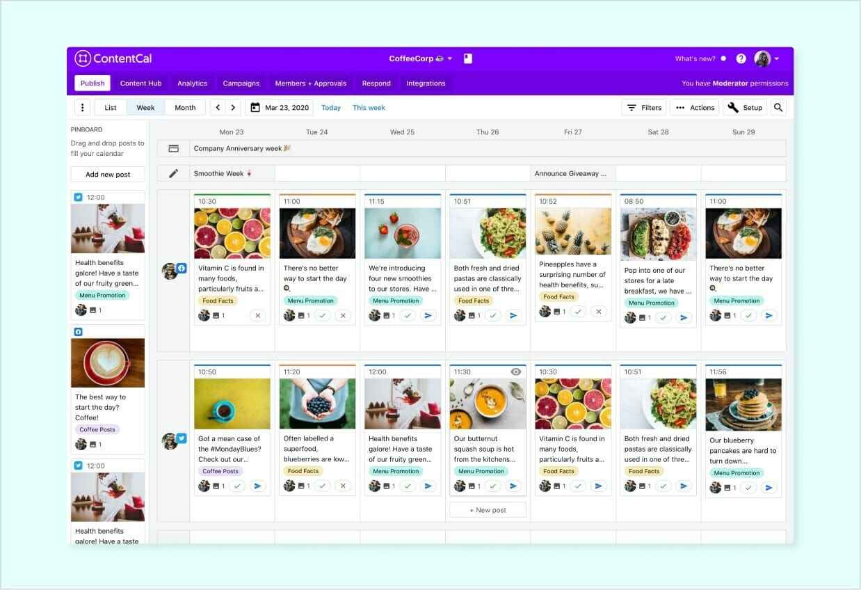 ContentCal Screenshot 1
