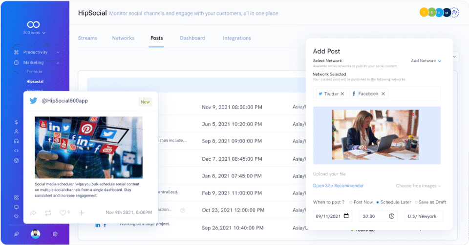 HipSocial by 500apps Screenshot 2