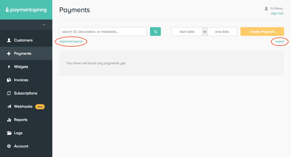 PaymentSpring Screenshot 1