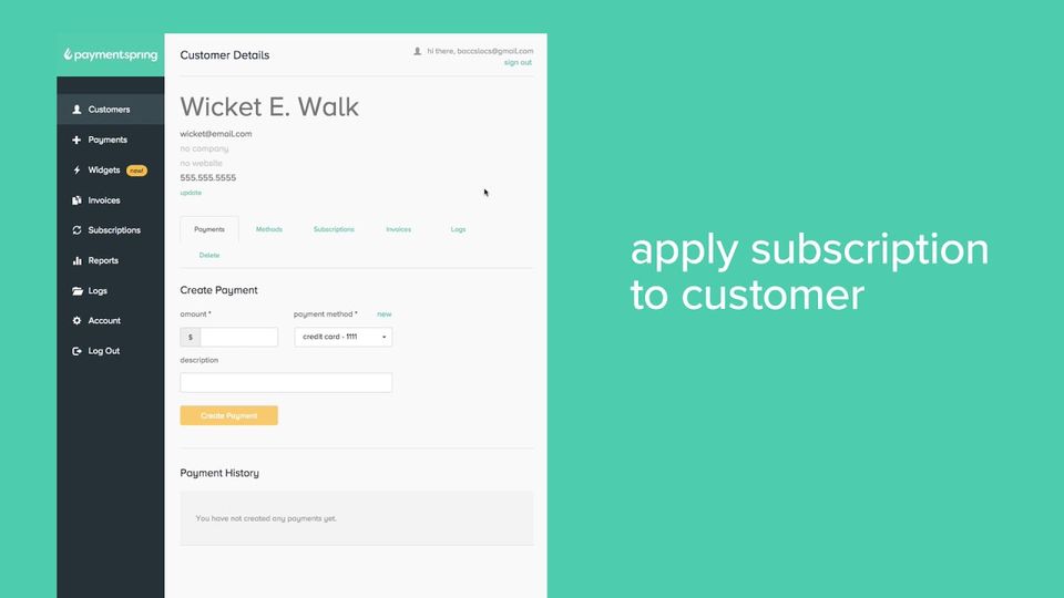 PaymentSpring Screenshot 2