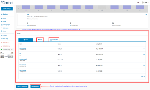 iContact Screenshot 1
