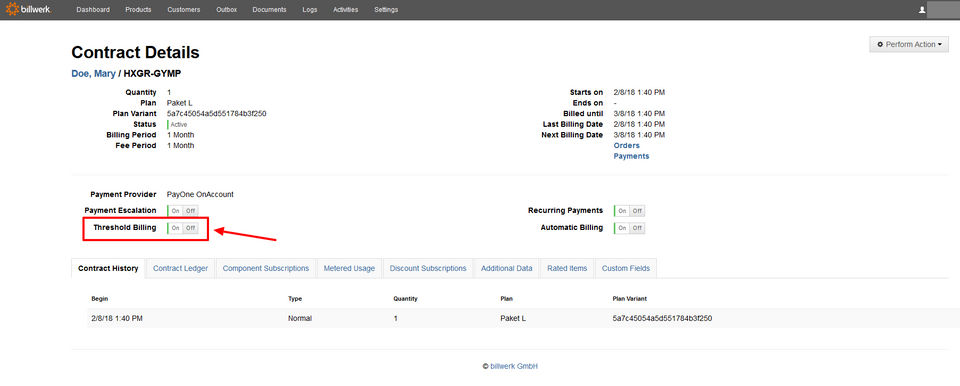 billwerk Screenshot 5