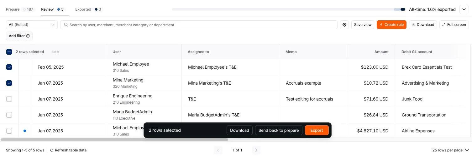Brex Screenshot 2