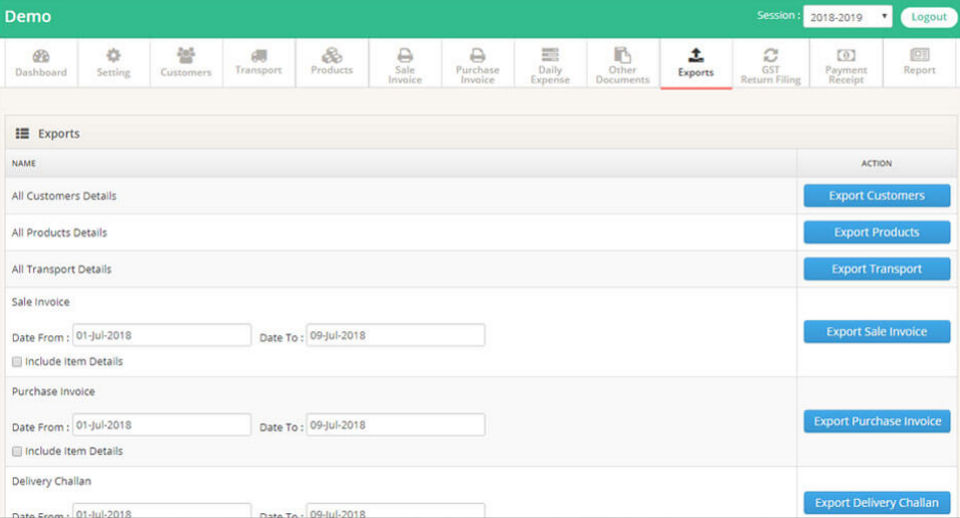 GoGSTBill Screenshot 2
