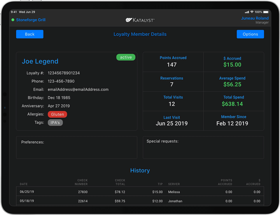 Katalyst POS Screenshot 1