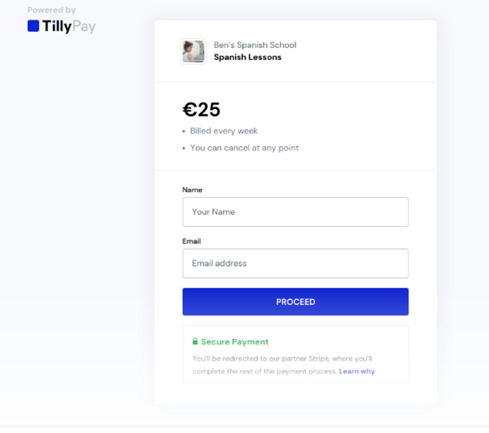 TillyPay Screenshot 3