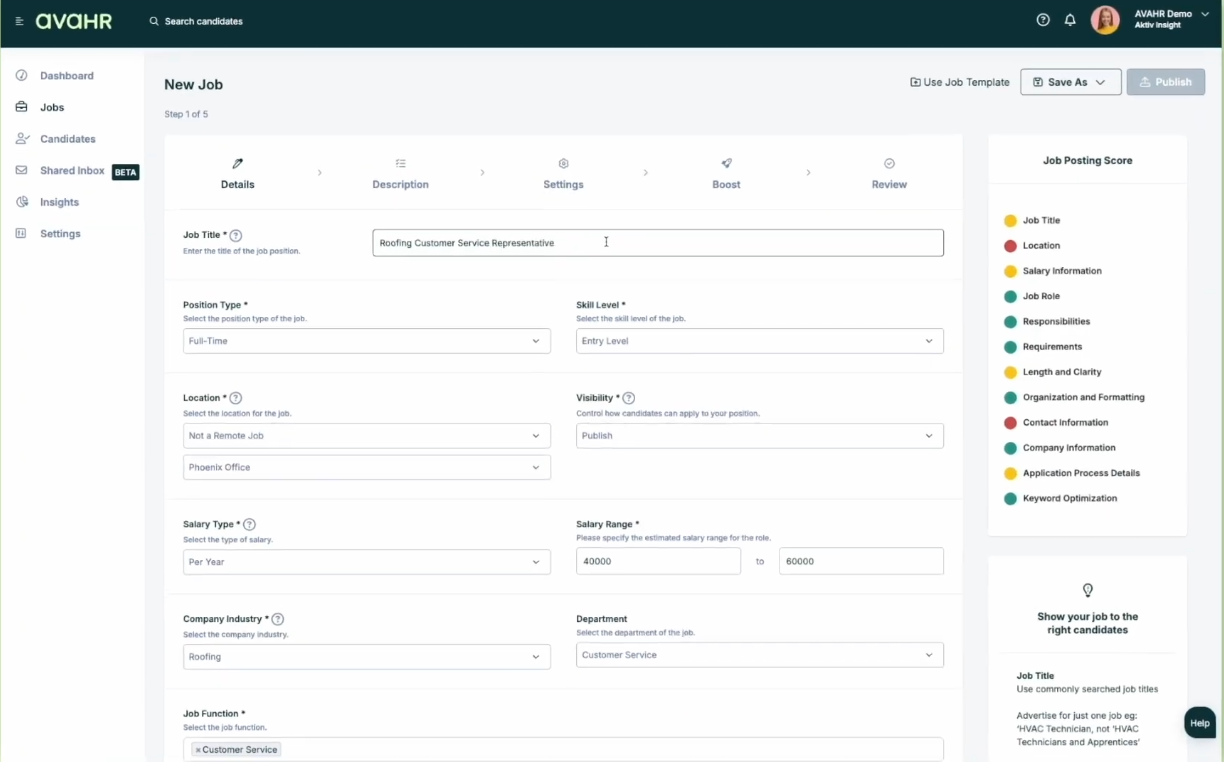 AvaHR Screenshot 6